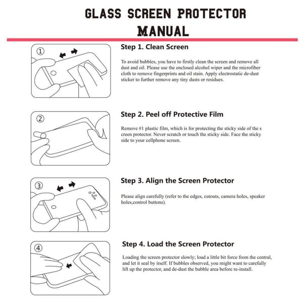 ENKAY Tempered Glass Näytönsuoja Xiaomi Punainenmi Note 9 / Note 9 Pro Max Transparent