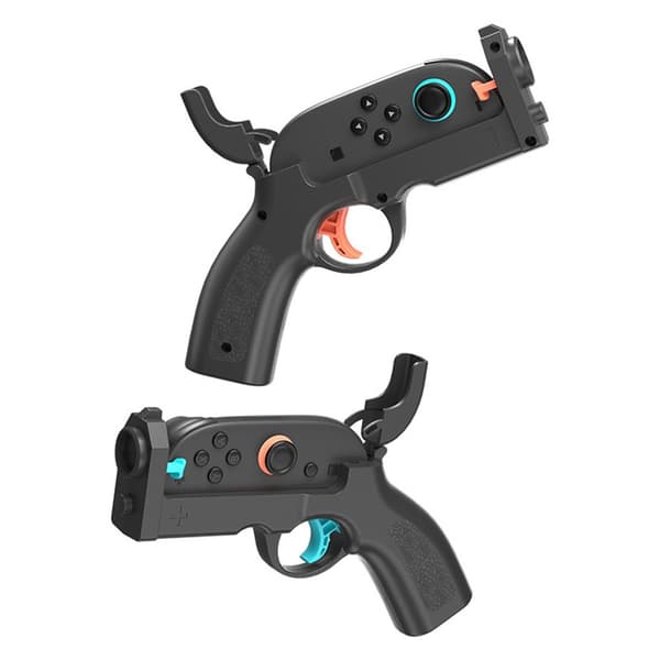 2st Kompatibelt med Nintendo Switch 2 Vänster höger Joy-Con Kontroll Pistolgrepp Svart