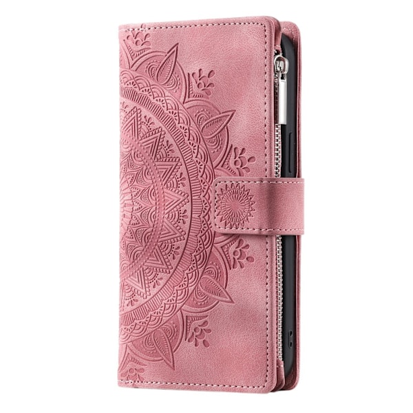 För Samsung Galaxy A26 / A16 plånboksfodral Fodral Skal Mandala blommönster Rosa
