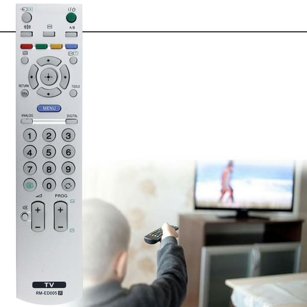 Fjärrkontroll Ersättning för RM-ED005 För Sony TV grå