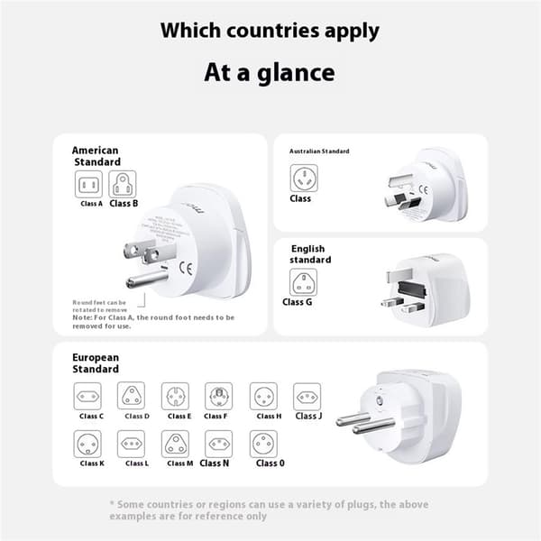 MOMAX 1-World 2500W universel rejseadapter og spændingsomformer White
