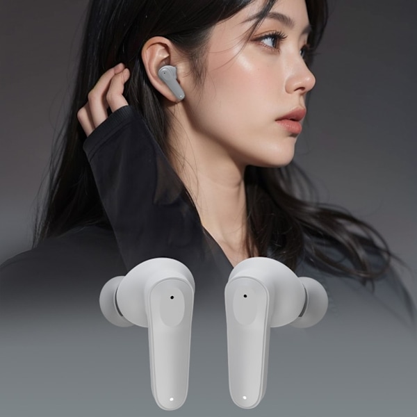 Bluetooth-hovedtelefoner AI Smart Multi-Language Oversættelse Oversætter - Sort Black