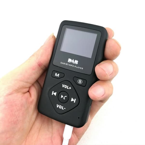 DAB Bluetooth Digital MP3 - soitin Tuki FM - radion TF - kortti White