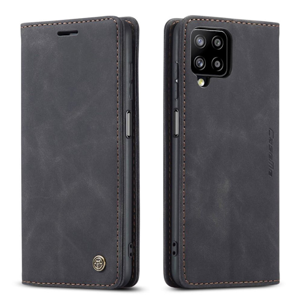 CASEME Retro Pung Taske til Samsung Galaxy A12 - Sort Black