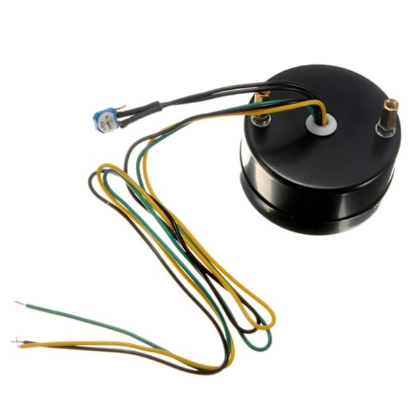Moottoripyörän modifioitu polttoainemittari 52MM 12V DC Universal LED-näyttömittari Black