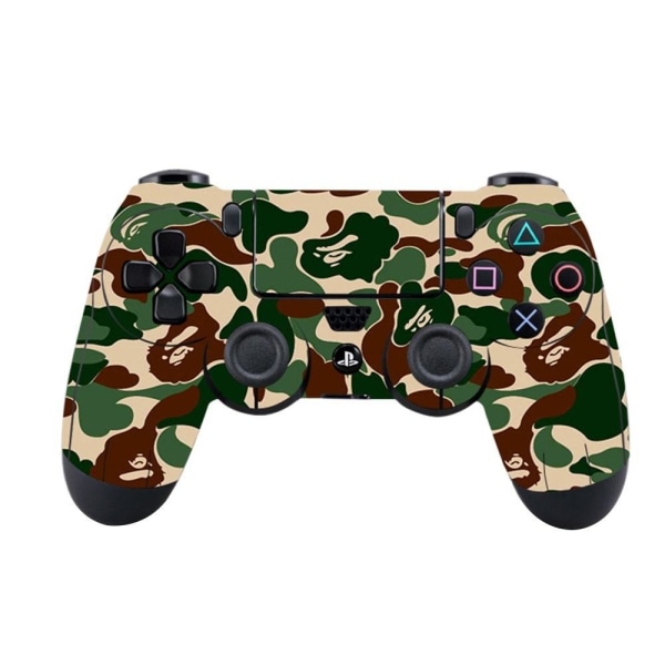 Sticker Controller til Playstation 4 / PS4 - camouflage Multicolor