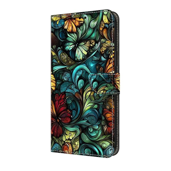 Til Google Pixel 10 Pro / 10 / 9 Pro / 9 Plånboksfodral Mønstertrykt PU-læder Flip Stativ Mobilcover Multicolor
