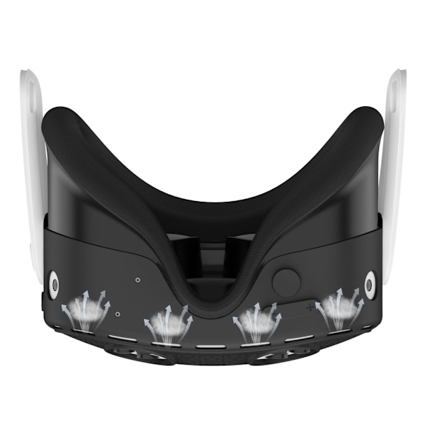 For Meta Quest 3S Protective Case VR Headset Silicone Cover - Black Black