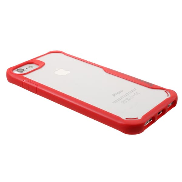 IPAKY iPhone 7 TPU Hybrid Deksel - Rød