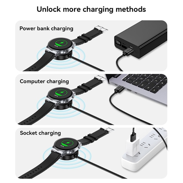 Oplader til Samsung Galaxy Watch 5 40mm Black