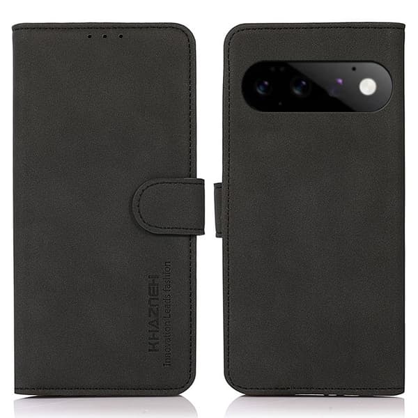 KHAZNEH Telefonlommebokdeksel med stativ til Google Pixel 11 og Pixel 11 Pro Black