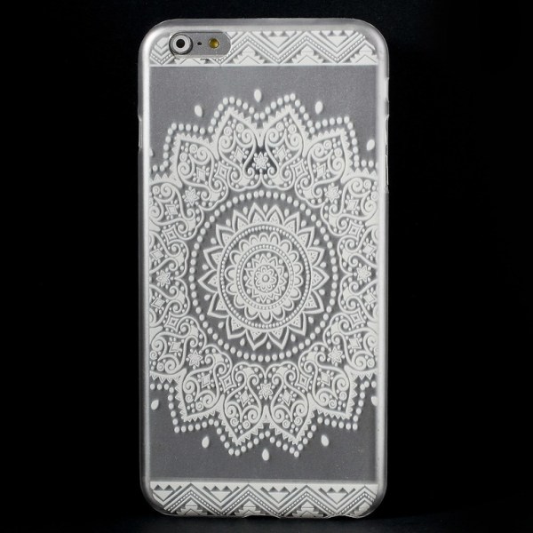 iPhone 6 Plus Cover Mandala mønster Transparent
