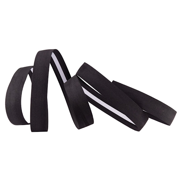2 Rullar Cykelstyre Anti-Slip Tejp Tape Styre Wrap Strap - Svart Svart