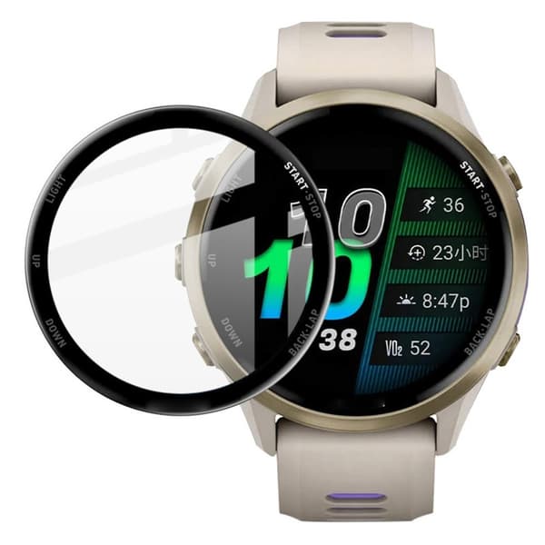 IMAK Garmin Forerunner 970 Näytönsuoja Naarmunkestävä PMMA Kellosuoja Black