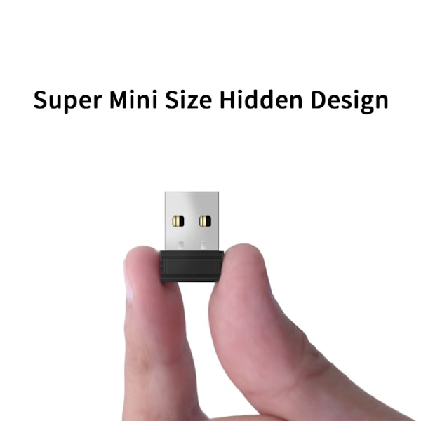 USB Mouse Jiggler Portable Mini Mouse Mover drivrutinsfri håller datorn aktiv Svart