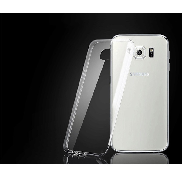 Samsung Galaxy S6 EDGE Slimmat TPU skal TRANSPARANT Transparent