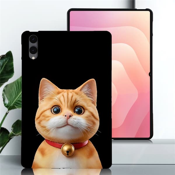 Ohut kuviopainettu tablettikotelo Samsung Galaxy Tab S12+ puhelimelle Black