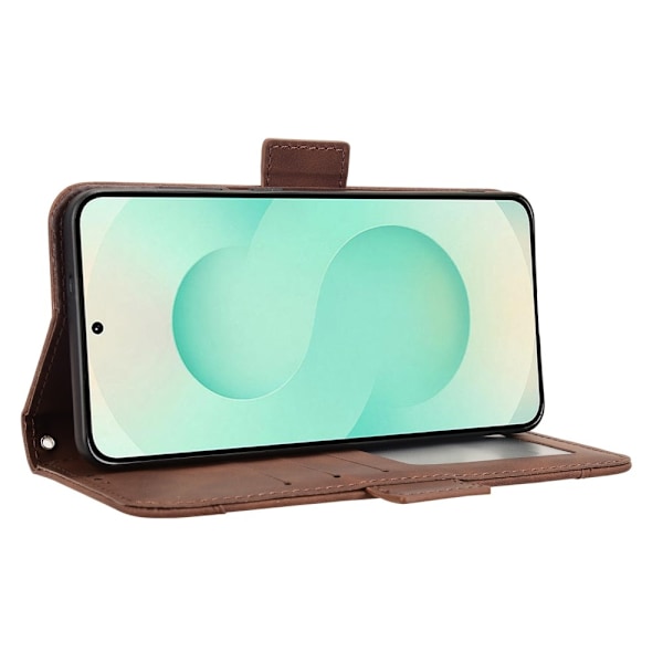 Wallet case Case Cover for Samsung Galaxy S25 Edge Brown