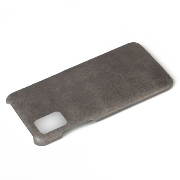 Crazy Horse Coated Case for Samsung Galaxy A71 - Gray Grey