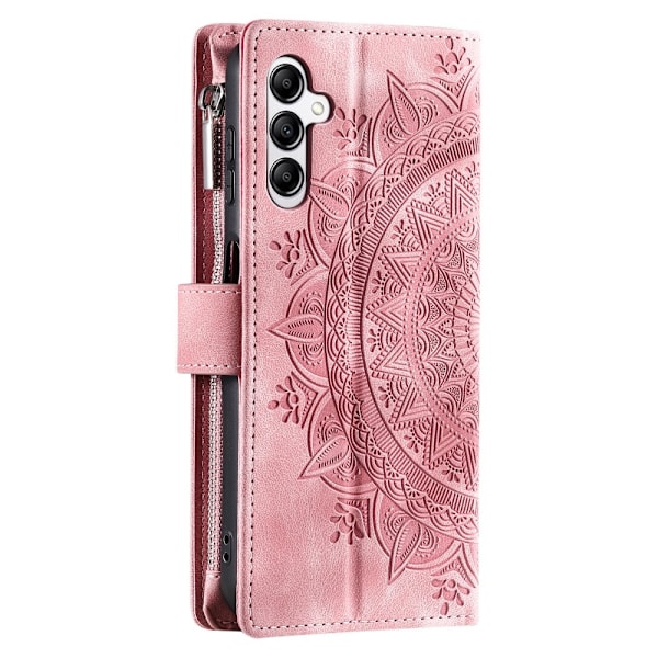 För Samsung Galaxy A26 / A16 plånboksfodral Fodral Skal Mandala blommönster Rosa