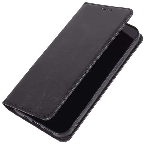 Lommebokstativ Telefondeksel til iPhone 15 Plus - Svart Black