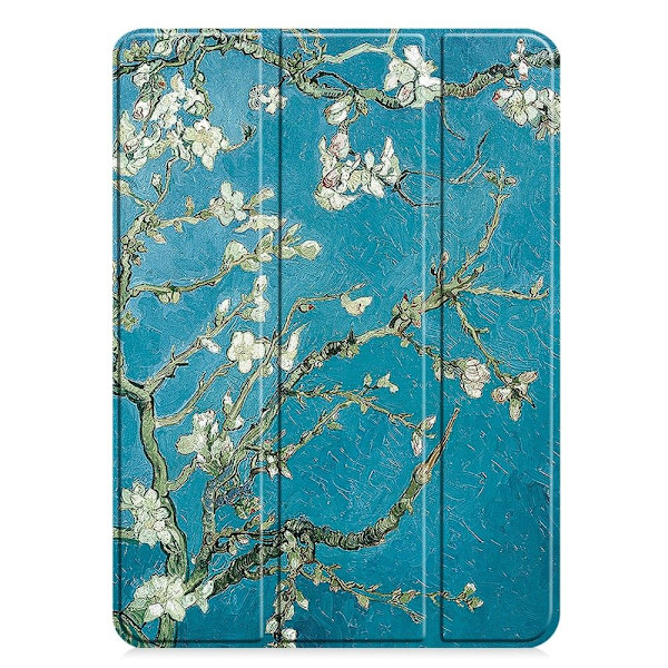 Till iPad Pro 11 (2024) Slim fit tri-fold fodral - Blossom multifärg
