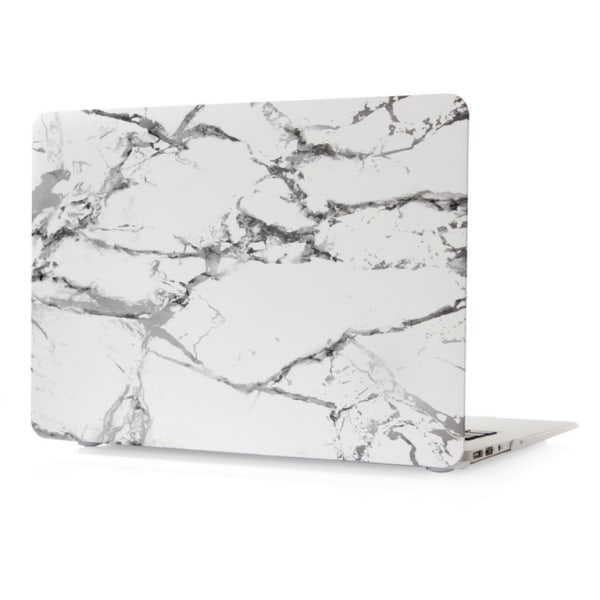 Cover til MacBook Air 13" (2012) Marmor - Grå / Hvid White