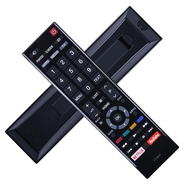 Fjernkontrollerstatning for CT-8547 For Toshiba TV Black