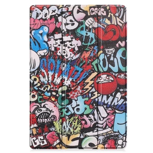 Slim Fit Cover Fodral Till Samsung Galaxy Tab S10+ (S10 Plus) - Graffiti multifärg