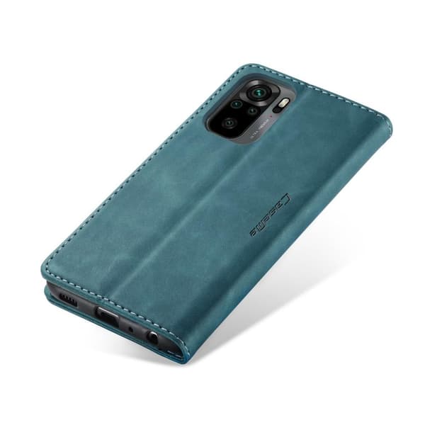 CASEME Lommebok - deksel Xiaomi Redmi Note 10 4G/Note 10S - Blå Blue