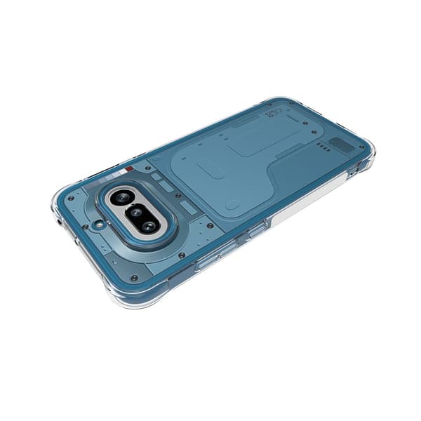 WANLONFENG Mobildeksel med Skjermbeskytter for Nothing Phone (4a) Transparent