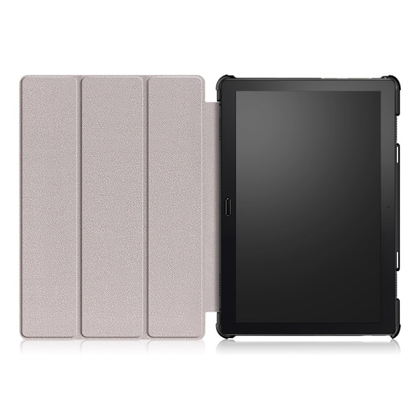 Tri-fold Fodral till Lenovo Tab P10 - Svart Svart