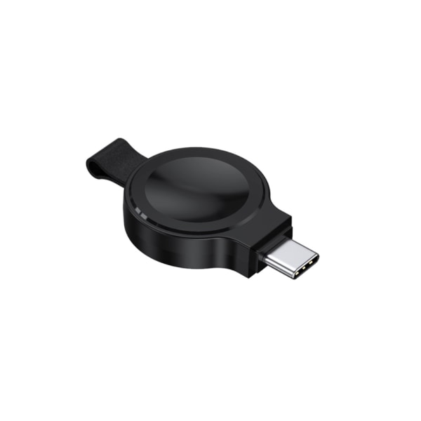 Trådløs USB-C hurtig magnetisk oplader til Apple Watch Series 1-8 Black