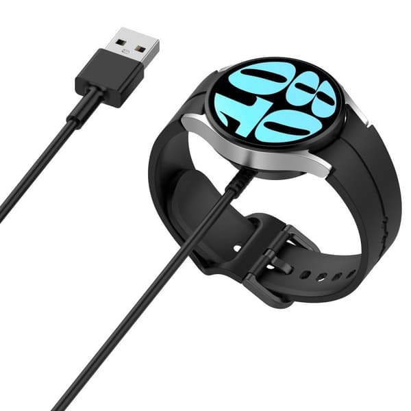 Oplader til Samsung Galaxy Watch6 6 Classic 5 5 Pro 4 4 Classic Black