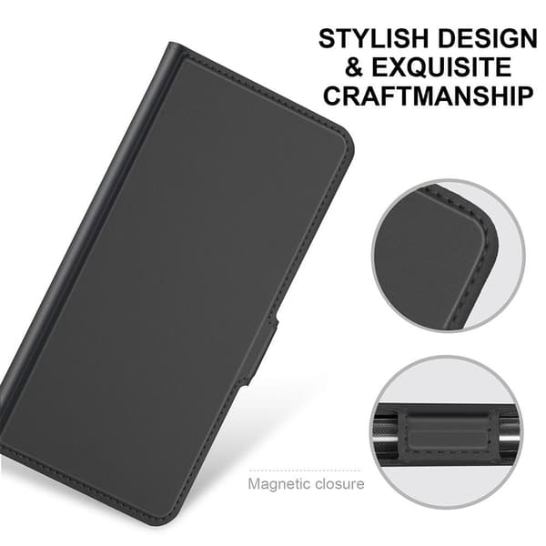 Till Xiaomi Redmi 9T Plånboksfodral Svart