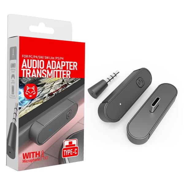 Kompatibel med Nintendo Switch Switch Lite PS4 PS5 Spelkonsol Bluetooth - mottagare sändare Svart