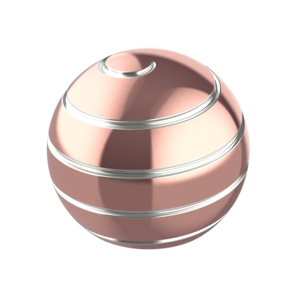 Fidget Spinner Gyro Fidget Avslappning Sfär Roterande Boll 45mm Rosa guld