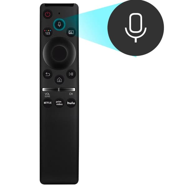 Fjernkontroll erstatning BN59-01312A Samsung TV stemmefunksjon Black
