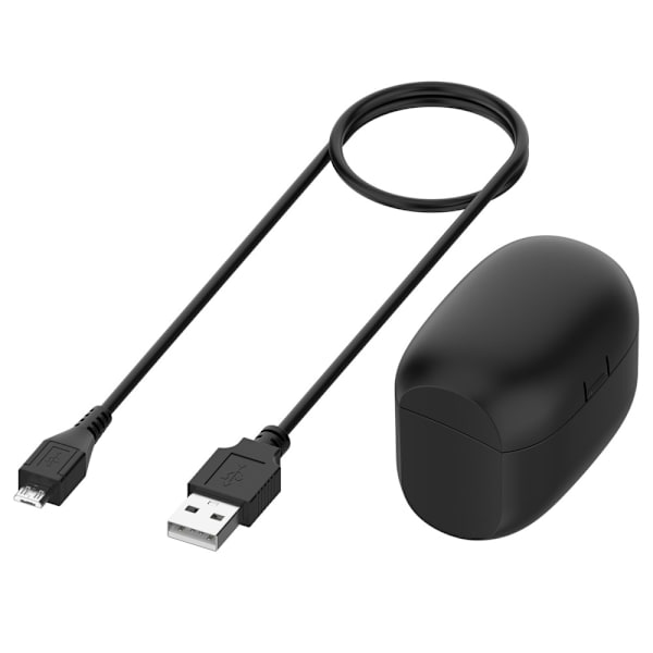 Dock til Jabra Elite 65t Earbuds Opladerrum Opladerkabel Black