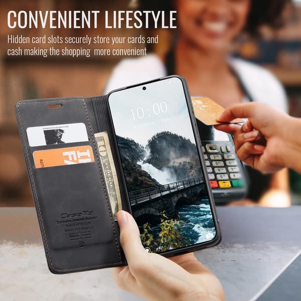 CASEME Til Xiaomi 17T Lommebokdeksel Black