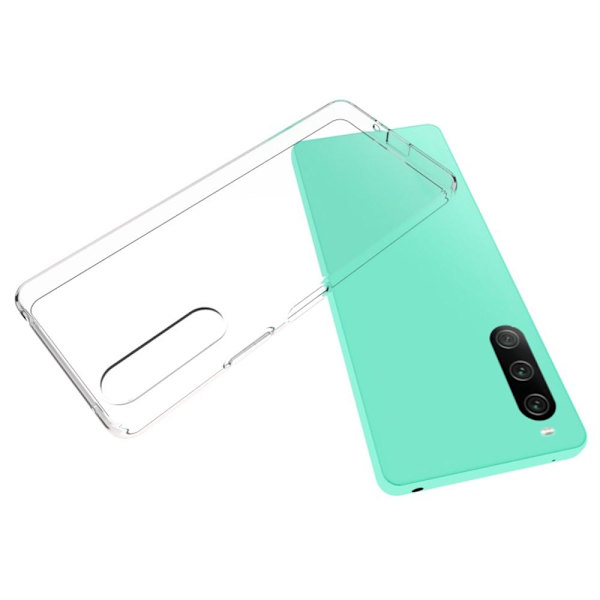 För Sony Xperia 10 V Soft Slim TPU Fodral Skal Transparent Transparent