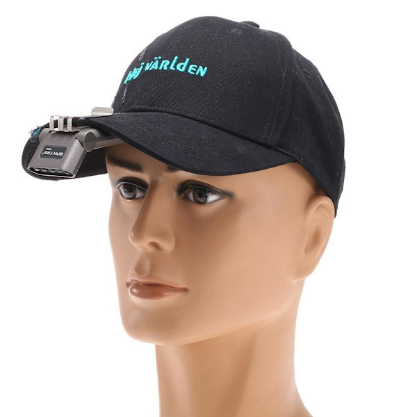Clip Cap Light Ladattava ajovalaisin Handsfree-taskulamppu Black