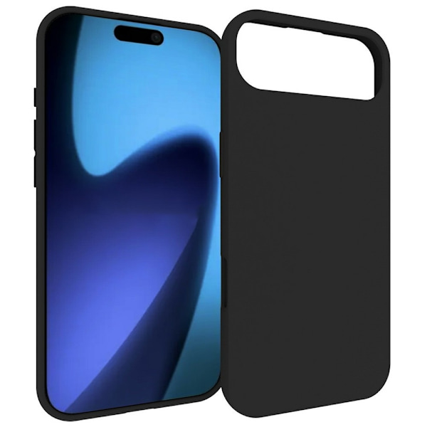 Til iPhone Air Case TPU Cover Bagside - Sort Black