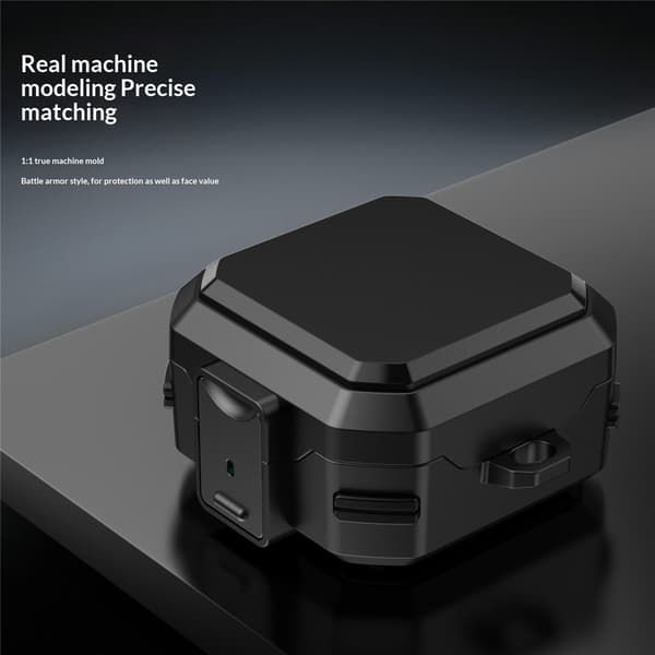 Til Samsung Galaxy Buds4 / Buds4 Pro Beskyttende Etui Cover Shell med Switch Lock Black