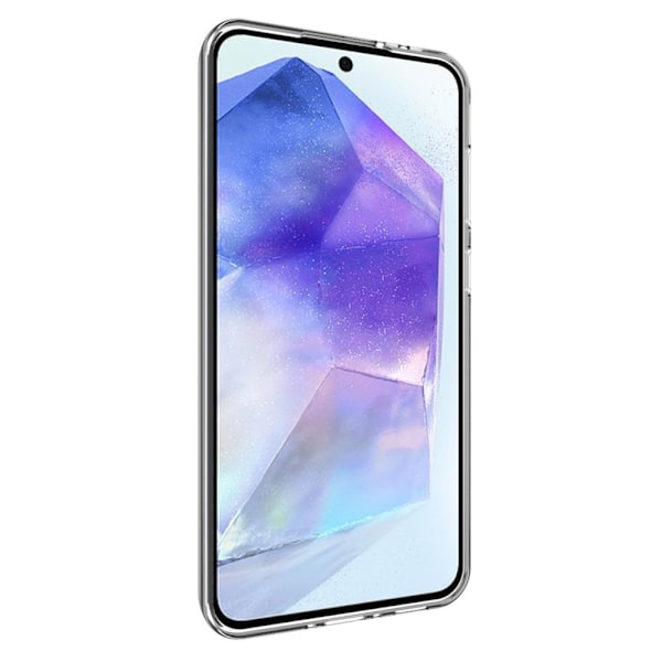 Til Samsung Galaxy A56 Case TPU Cover Bagside Transparent