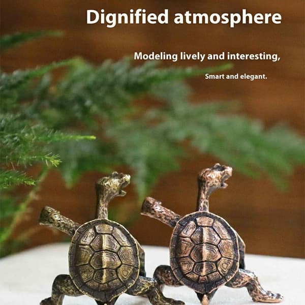 Røgelsesholder Skildpadde Røgelsesbrænder Ornament Meditation - Rød Red
