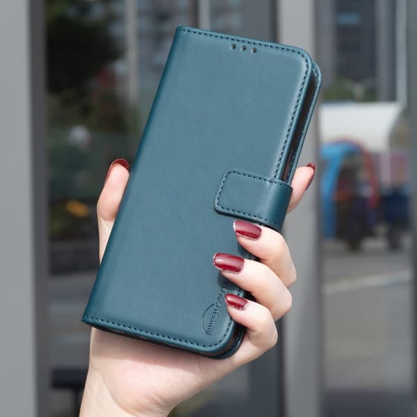 BINFEN COLOR Telefonlommebokdeksel til iPhone 18 Pro / 17 Pro Green