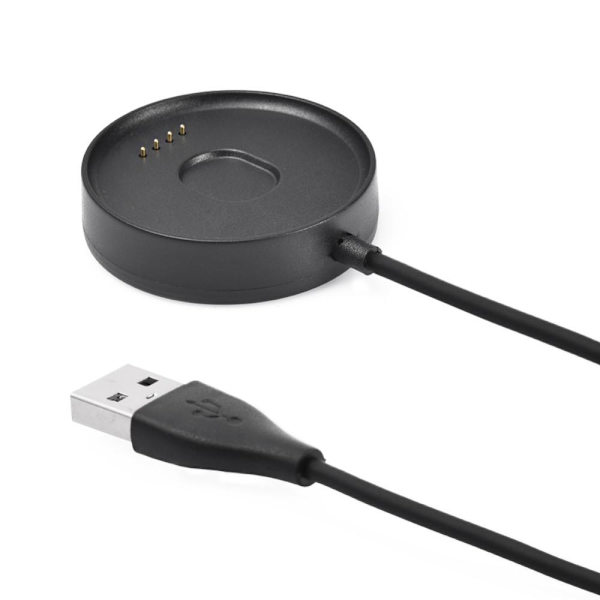 Ticwatch S2 E2 USB Laddningskabel / docka 1m Svart