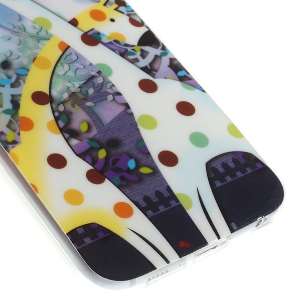 TPU Protector Samsung Galaxy S6 - Two Cartoon Giraffes