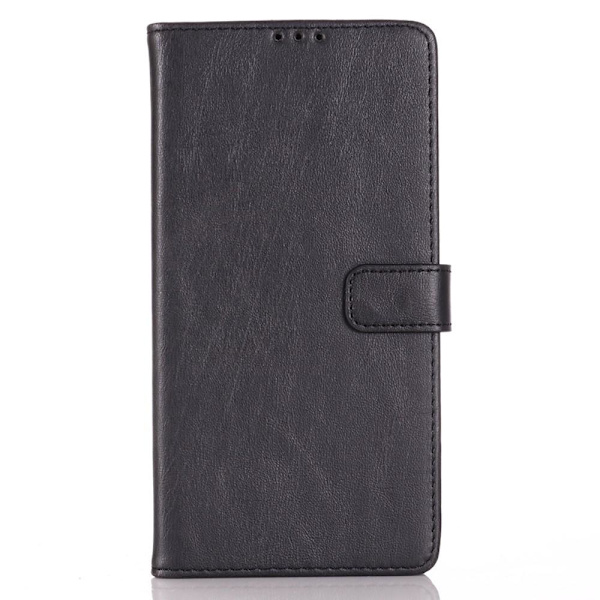 Retro Wallet Stand Case for Huawei P40 Lite - Black Black